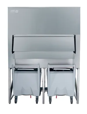 ITV - BIN SCD-1800. Double Cart Ice Transport Systems For ITV Ice Makers 1790lbs