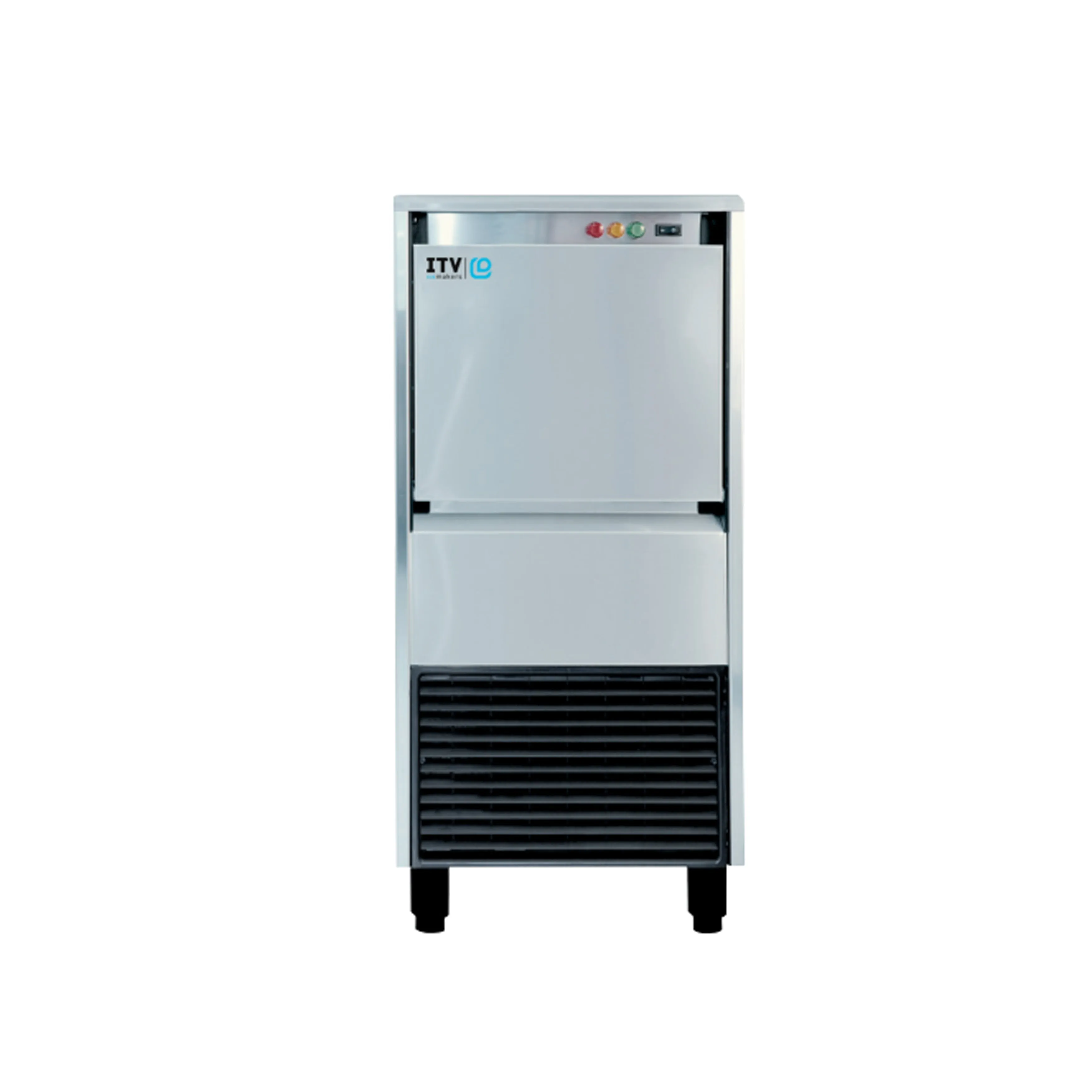 ITV - ICE QUEEN IQ 200C W. Commercial Self contained Gradular Ice Maker Flake Ice Machine 220lbs