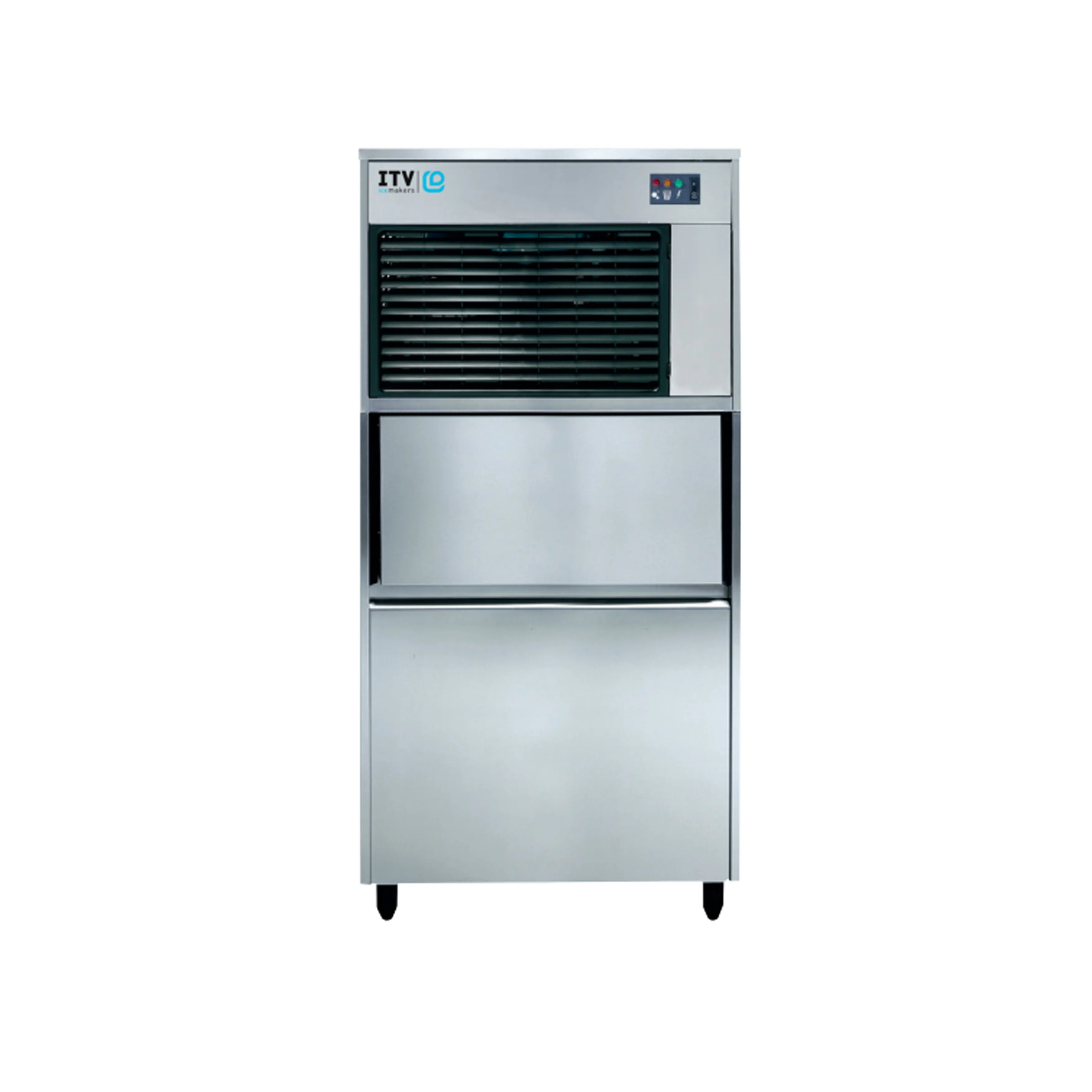 ITV - ICE QUEEN IQ 300C A. Commercial Self contained Gradular Ice Maker Flake Ice Machine 360lbs