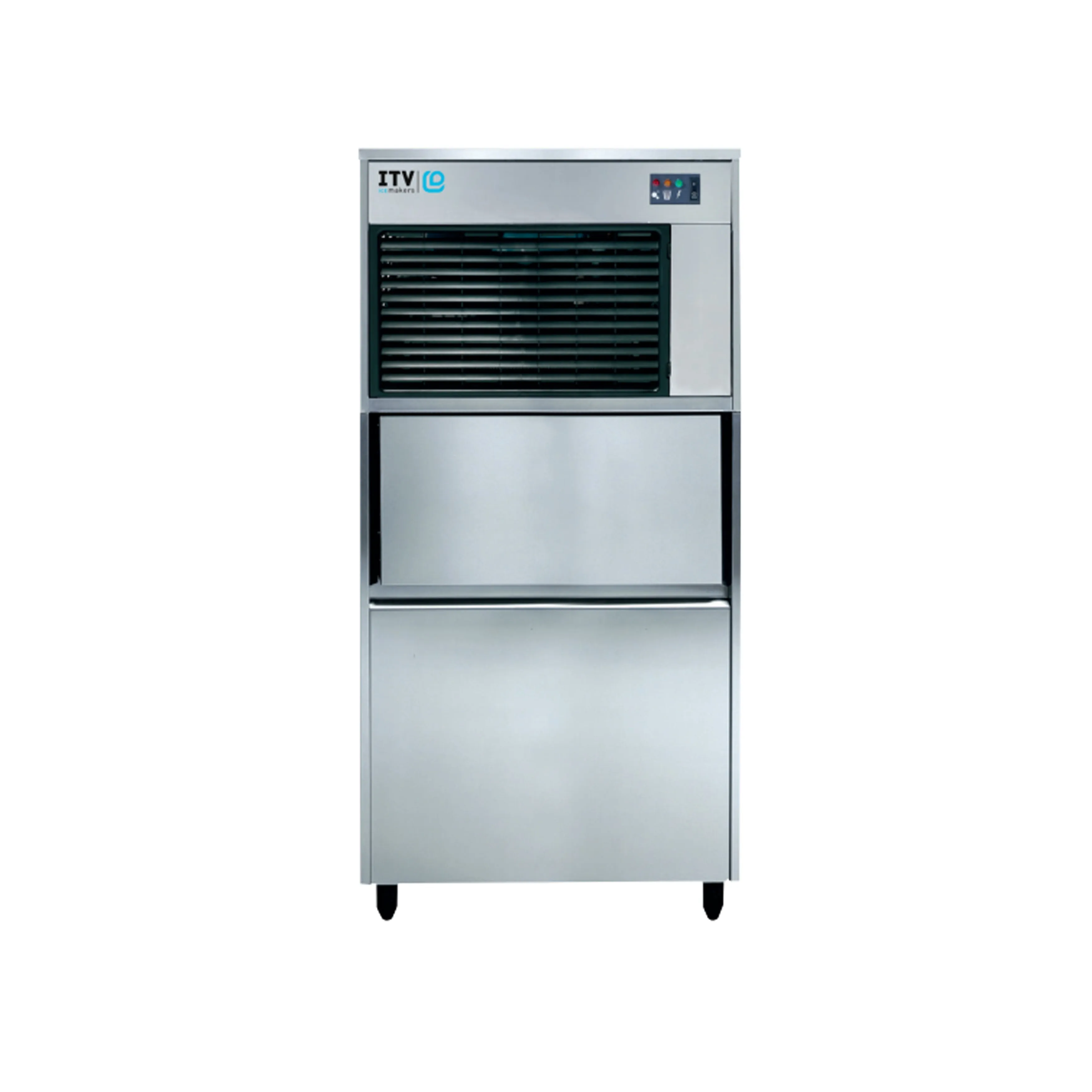 ITV - ICE QUEEN IQ 300C W. Commercial Self contained Gradular Ice Maker Flake Ice Machine 360lbs