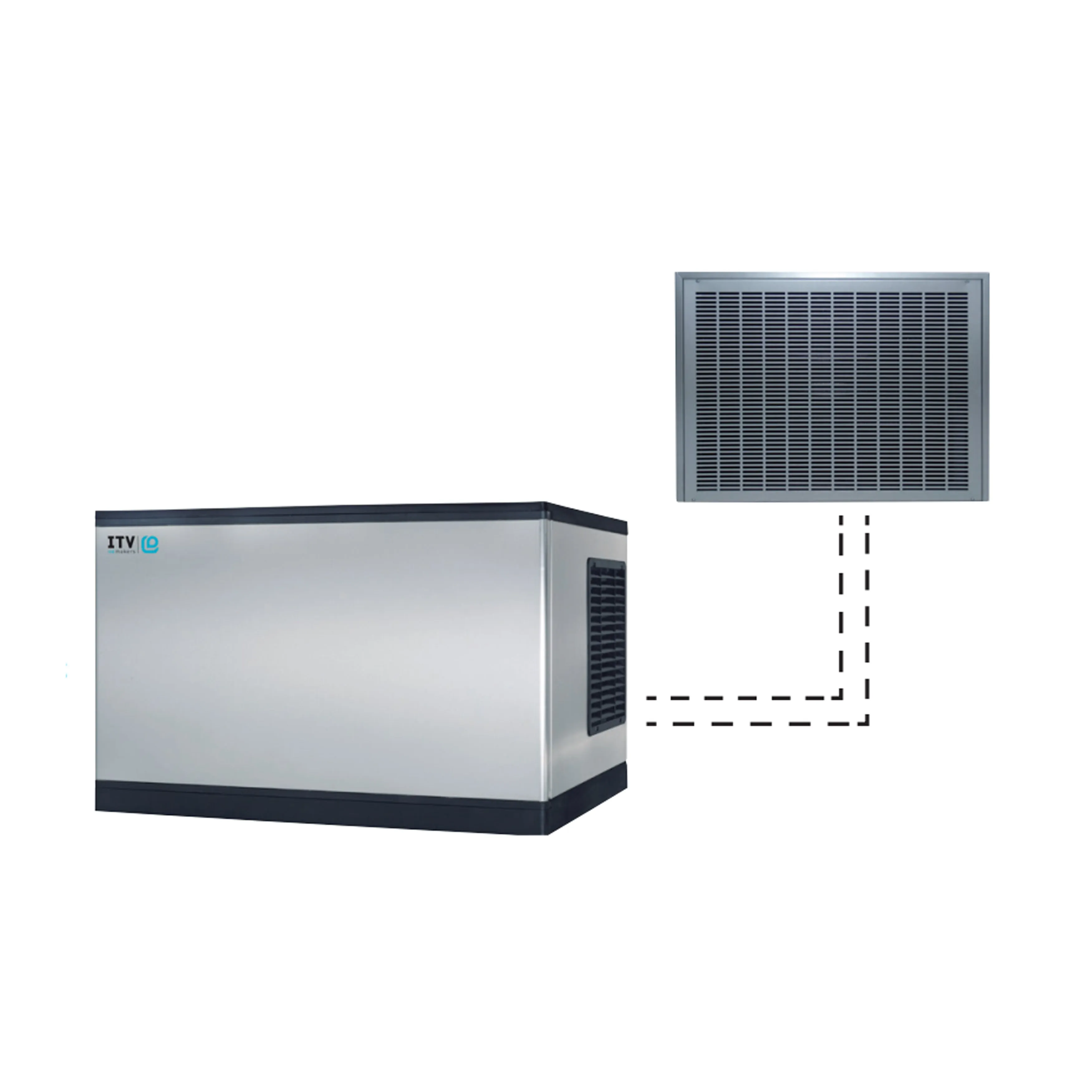 ITV - SPIKA MS 500 Remote A. Commercial Spika Cubers Ice Maker Modular Ice Cube Machine 397lbs