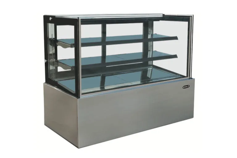 Kool-It - KBF-60D. 60 Flat Glass Display Case With 17.6 cu.ft Capacity Dry Case