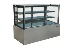Kool-It - KBF-60D. 60 Flat Glass Display Case With 17.6 cu.ft Capacity Dry Case