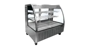 Kool-It - KDG-72. 72 Curved Glass Deli Cases With 26.4 cu.ft Capacity