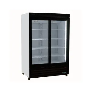Kool-It - KSM-40. 47 Double Sliding Door Cooler With 33.5 cu.ft Capacity
