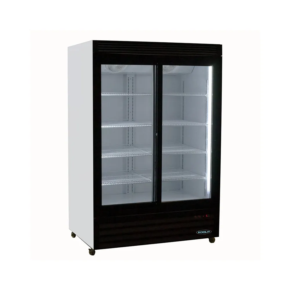 Kool-It - KSM-40. 47 Double Sliding Door Cooler With 33.5 cu.ft Capacity