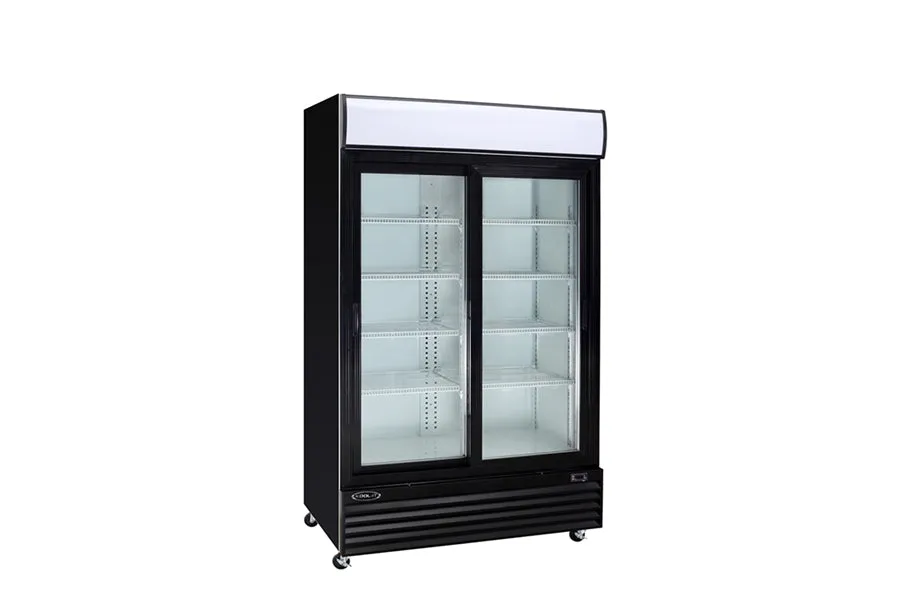 Kool-It - KSM-42. 52 Double Sliding Door Cooler With 34.1 cu.ft Capacity