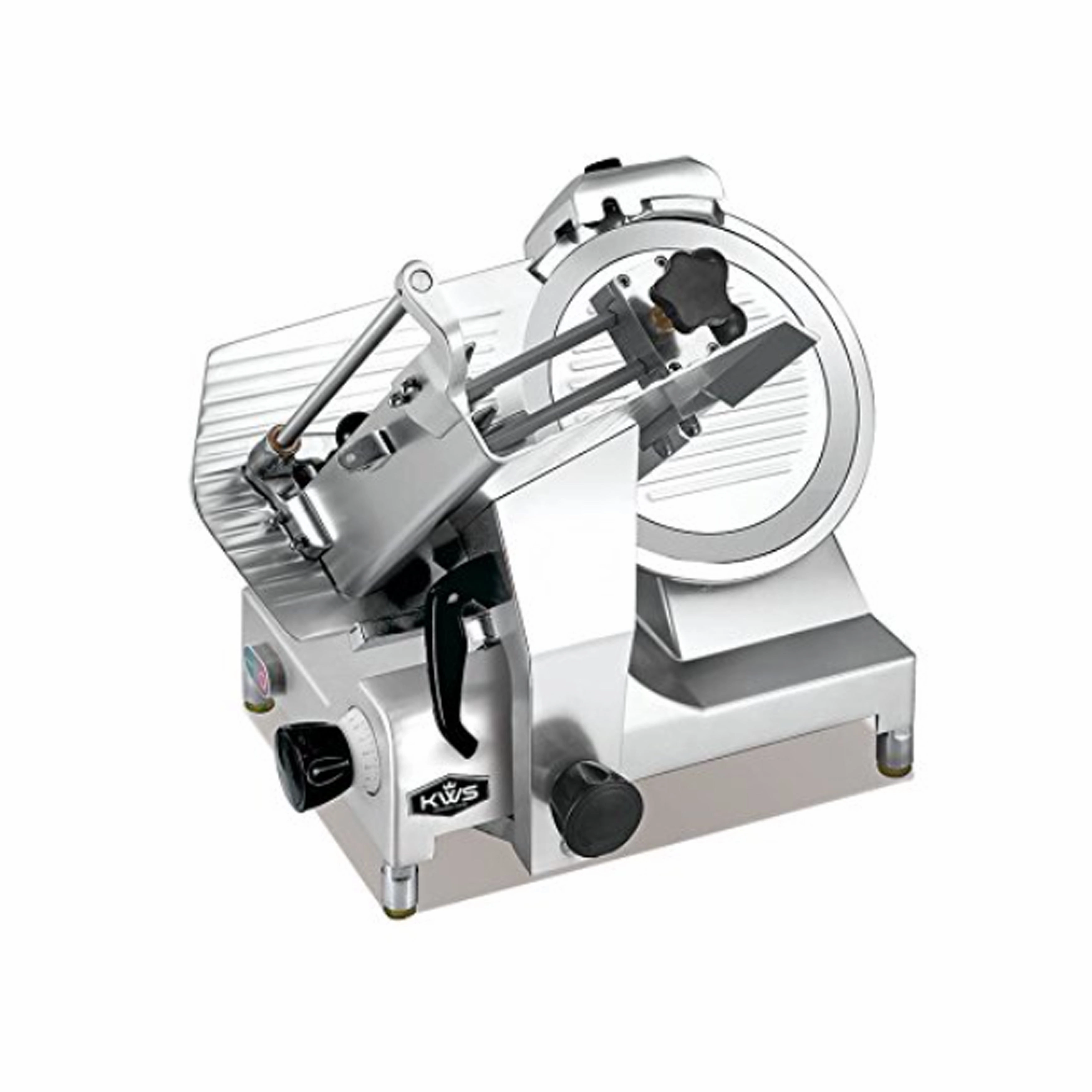KWS - MS-12HP. Commercial 12 Deluxe Meat Slicer with Stainless Steel Blade