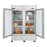 Maxx Cold - MVR-49FDHC V-Series 2 Door Reach-In Refrigerator. Bottom Mount. in Stainless Steel