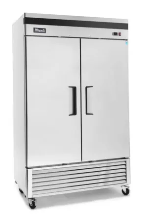 Migali - C-2FB-HC. Commercial 54 2 Solid Door Reach-In Freezer 49 cu. ft.