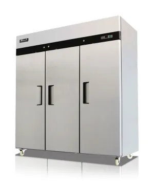 Migali - C-3F-HC. Commercial 77 3 Solid Door Reach-In Freezer 72 cu. ft.