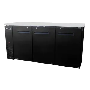 Migali - C-BB72-HC. Commercial 72 Back Bar Refrigerator 19.6 cu. ft.