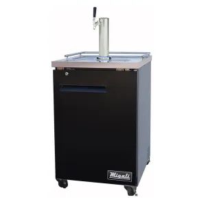 Migali - C-DD23-1-HC. Commercial 23 Direct Draw Beer Dispenser Cooler Beer Dispenser7 cu. ft.