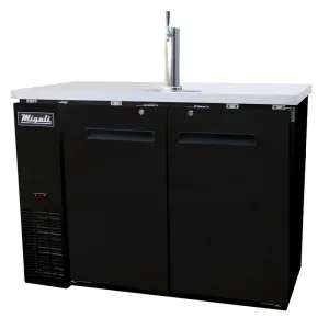 Migali - C-DD48-2-HC. Commercial 48 Direct Draw Beer Dispenser Cooler Beer Dispenser 11.8 cu. ft.