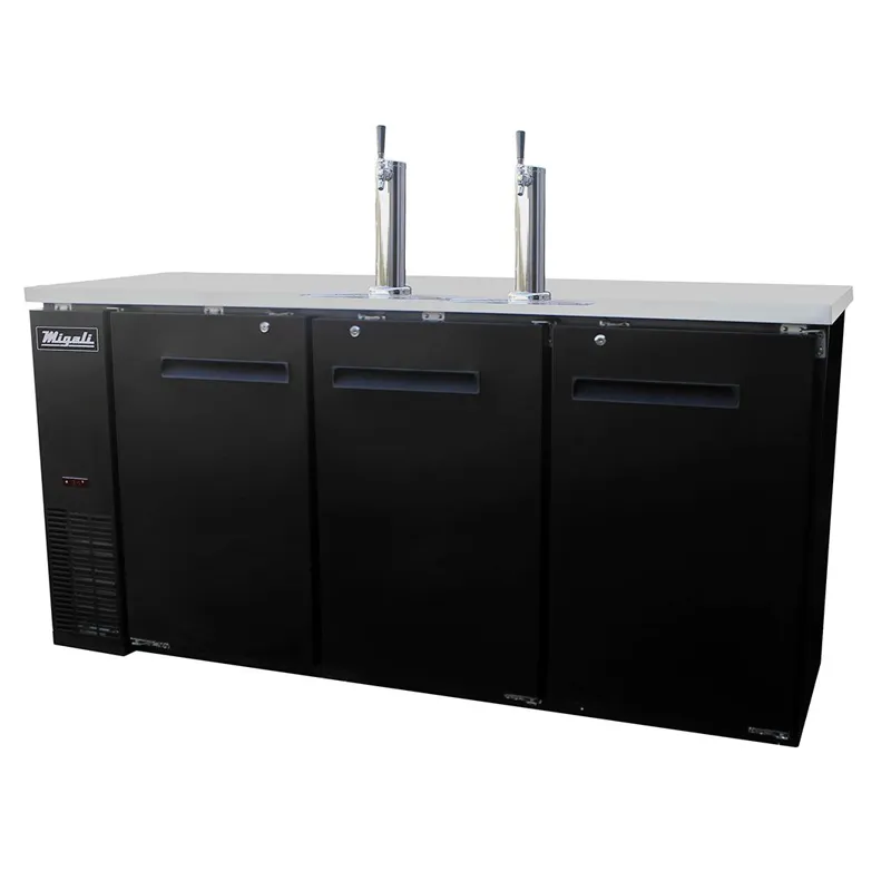 Migali - C-DD72-3-HC. Commercial 72 Direct Draw Cooler Beer Dispenser 19.6 cu. ft.