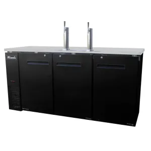Migali - C-DD72-3-HC. Commercial 72 Direct Draw Cooler Beer Dispenser 19.6 cu. ft.