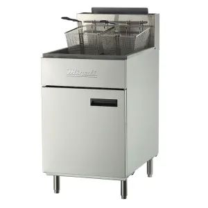 Migali - C-F75-LP. Commercial 75 Pound Liquid Propane Fryer BTU150000