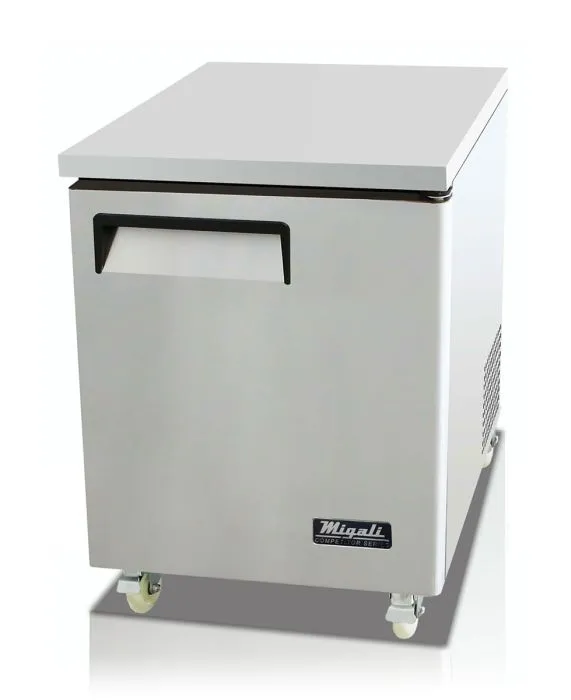 Migali - C-U27F-HC. 27 Undercounter Work Top Freezer 6.5 cu. ft.