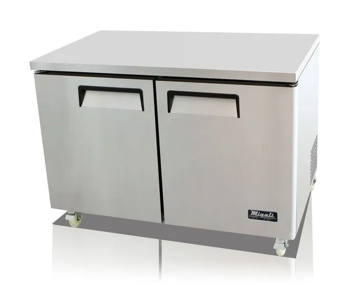 Migali - C-U48F-HC. Commercial 48 Undercounter Work Top Freezer 12 cu. ft.