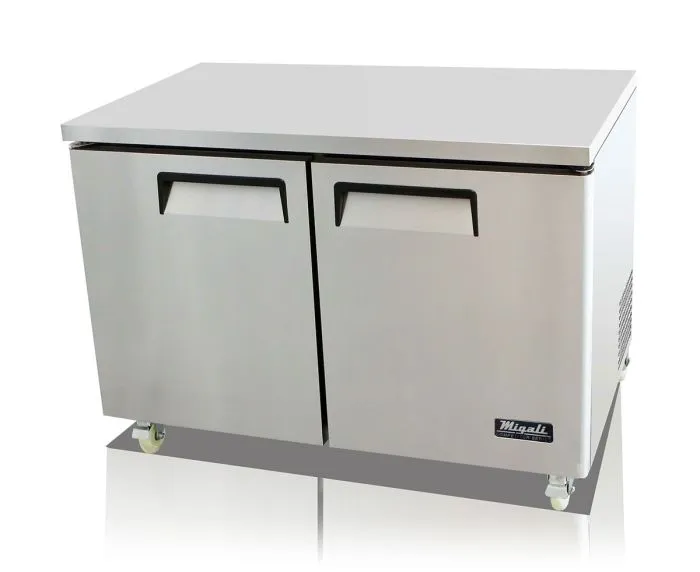 Migali - C-U48R-HC. 48 Undercounter Work Top Refrigerator 12 cu. ft.