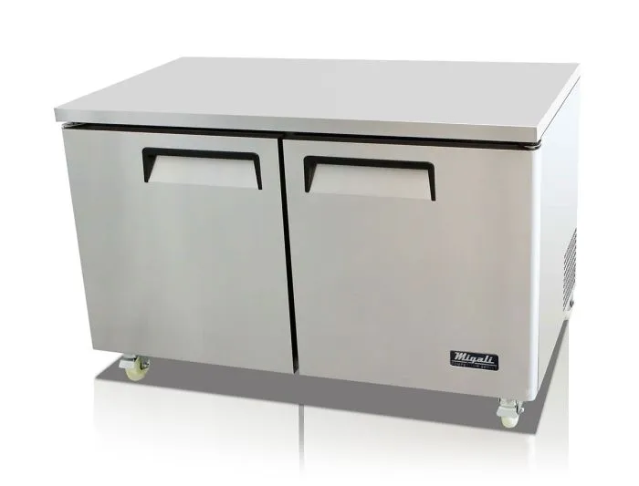 Migali - C-U60F-HC. Commercial 60 Undercounter Work Top Freezer 18.2 cu. ft.