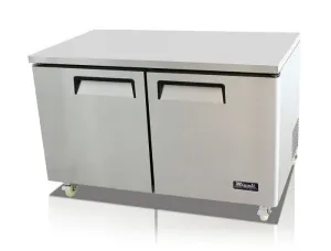 Migali - C-U60F-HC. Commercial 60 Undercounter Work Top Freezer 18.2 cu. ft.