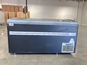 NAFCOOL - ZCD-L190. 68'' Glass Top Display Island Freezer