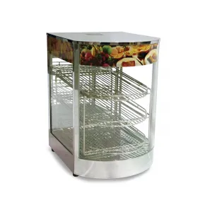 Omcan - 21829. Commercial 14 Curved Glass Countertop Display Warmer