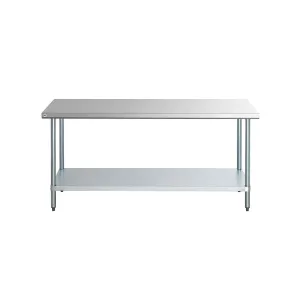 Omcan - 22073. Commercial 30 x 48 Stainless Steel Kitchen Work Table 1100lbs Light Duty