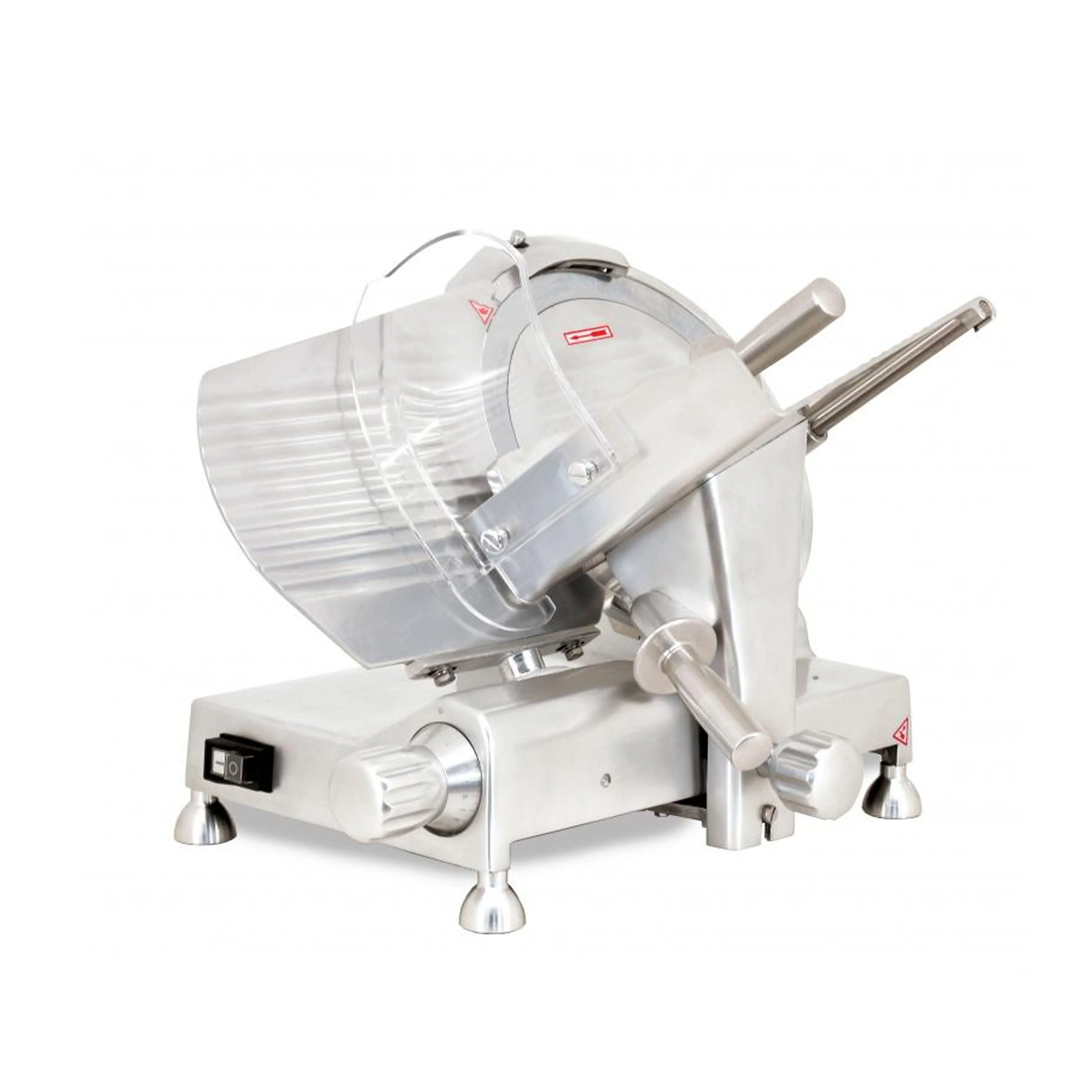 Omcan - MS-CN-0300-C. Commercial 12 Blade Belt Driven with Belt Locker Meat Slicer 110v