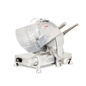 Omcan - MS-CN-0300-C. Commercial 12 Blade Belt Driven with Belt Locker Meat Slicer 110v