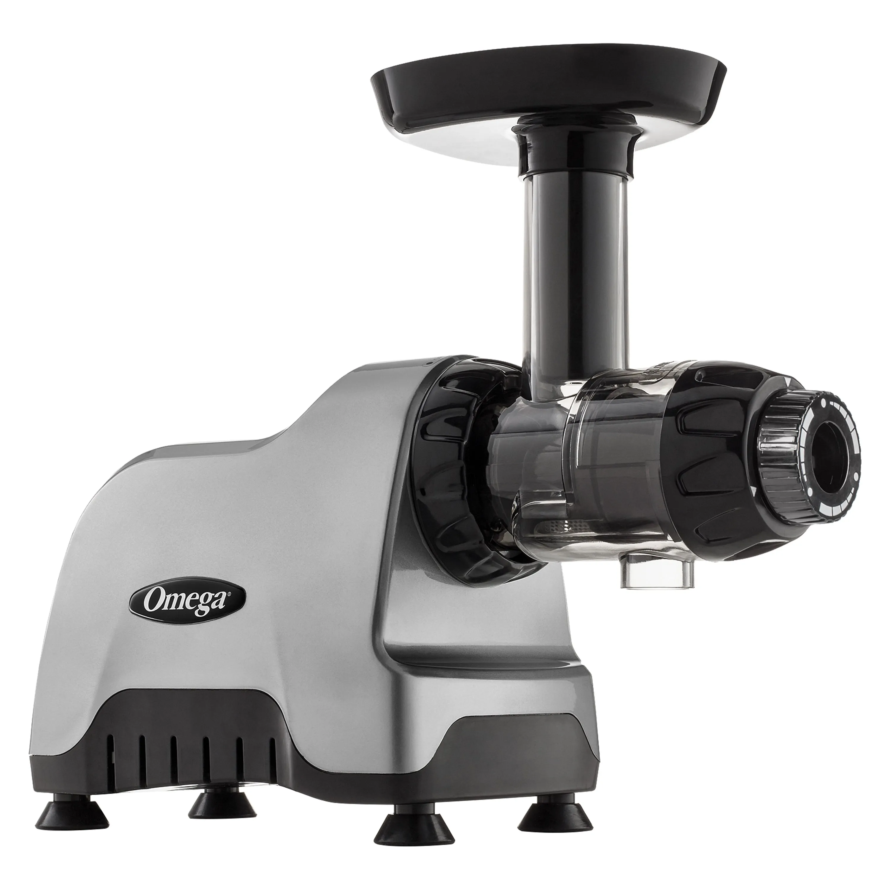 Omega - CNC80S. Omega Cold Press Masticating Juicer and Nutrition System. Compact Juicer with 3-Stage Auger. in Silver