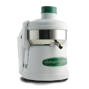 Omega - J4000. Omega High-Speed Automatic Pulp Ejection Juicer. in White