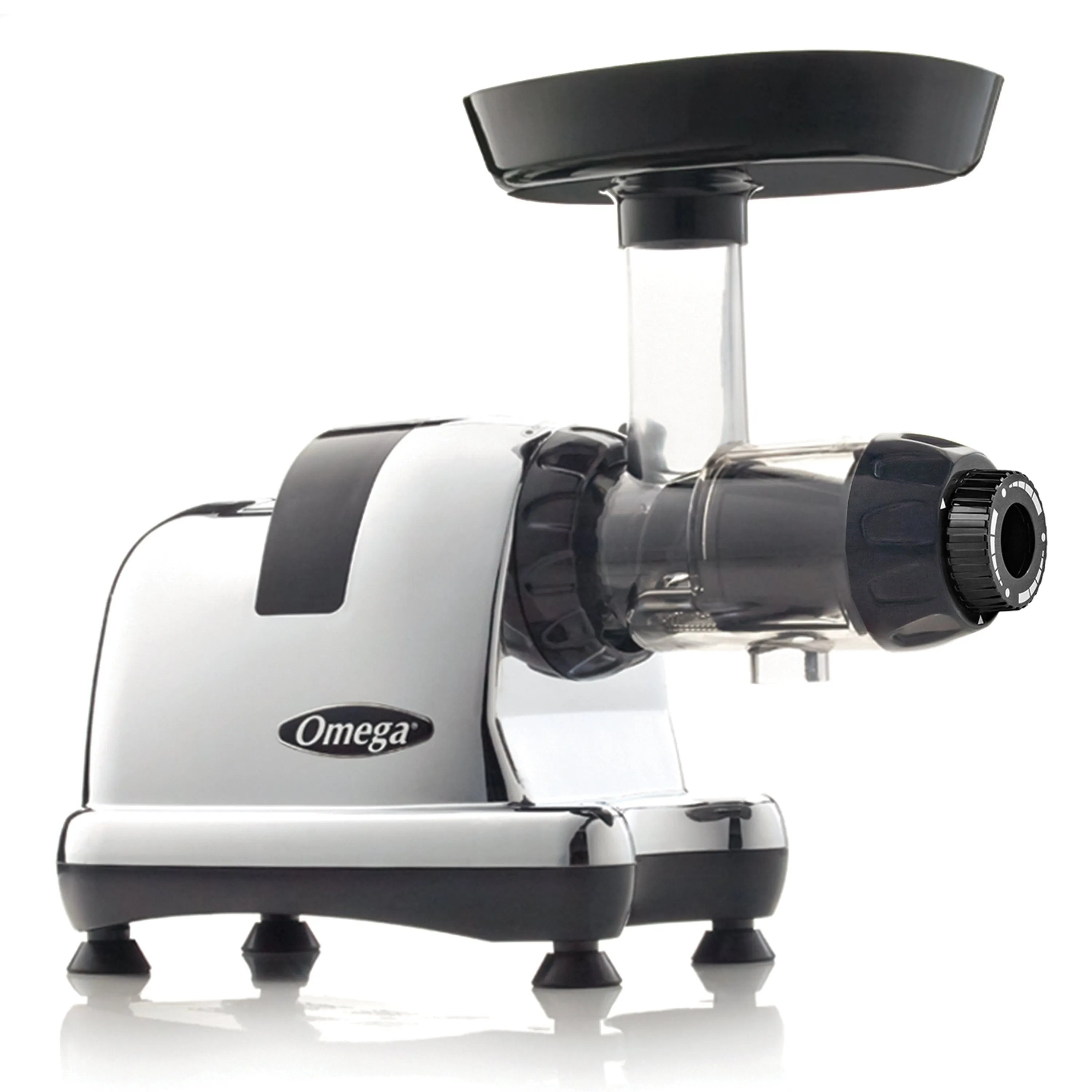 Omega - J8006HDC. Omega J8006HDC Chrome 200-Watt Cold Press Masticating Slow Juicer With 3-Stage Auger
