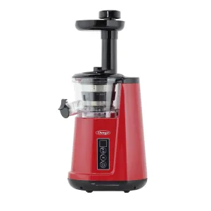 Omega - JC3000RD13. Omega Cold Press 365 Compact Masticating Vertical Juicer. 120W Low-Speed 3-Stage Auger. in Red