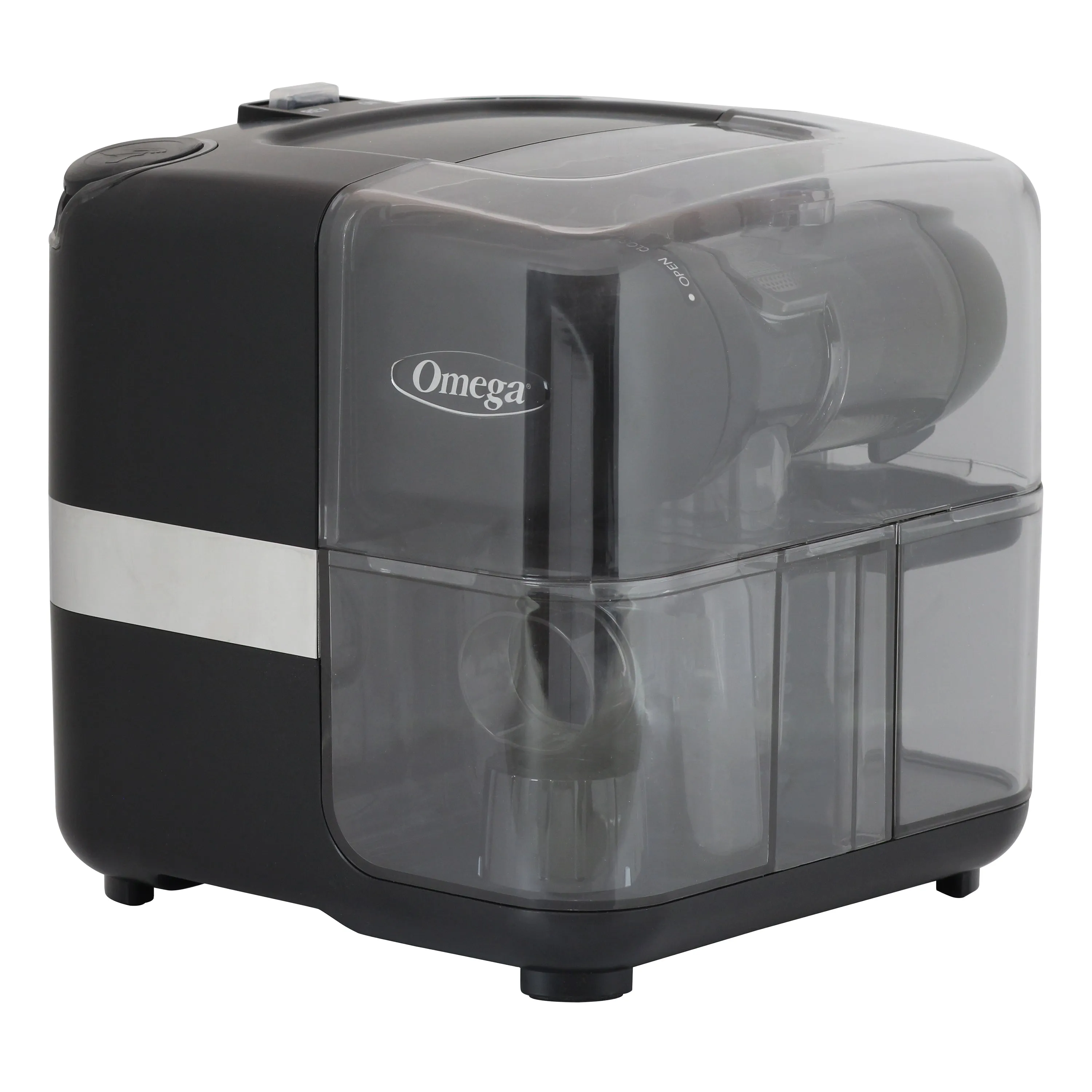 Omega - JCUBE2MB13. Omega Cold Press 365 Masticating Slow Juicer and Nutrition System with On-Board Storage. in Matte Black