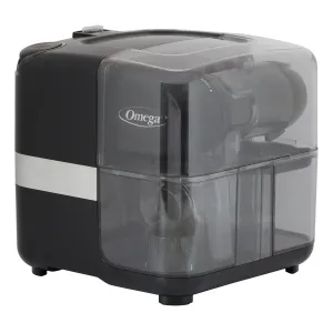 Omega - JCUBE2MB13. Omega Cold Press 365 Masticating Slow Juicer and Nutrition System with On-Board Storage. in Matte Black