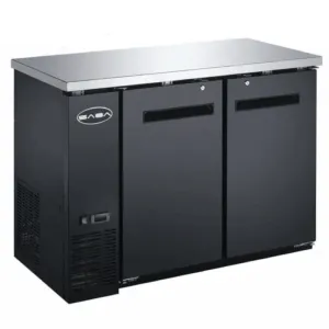 Saba - SBB-24-48B Commercial 48 Back Bar Refrigerator Cooler 11.8 cu. ft