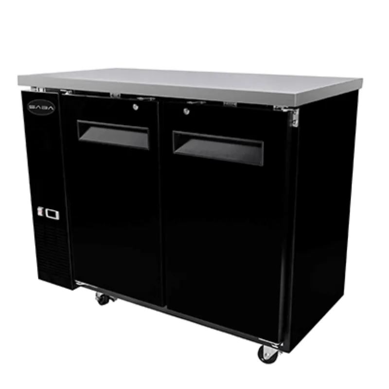 Saba - SBB-24-48B Commercial 48 Back Bar Refrigerator Cooler 11.8 cu. ft