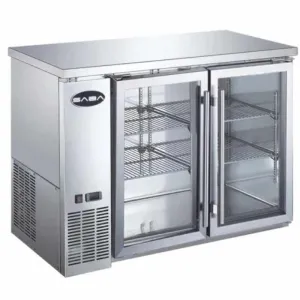 Saba - SBB-24-48GSS Commercial 48 Back Bar Refrigerator Cooler 11.8 cu. Ft