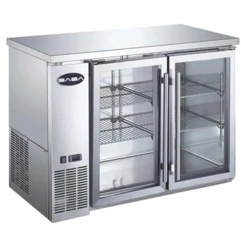 Saba - SBB-24-48GSS Commercial 48 Back Bar Refrigerator Cooler 11.8 cu. Ft