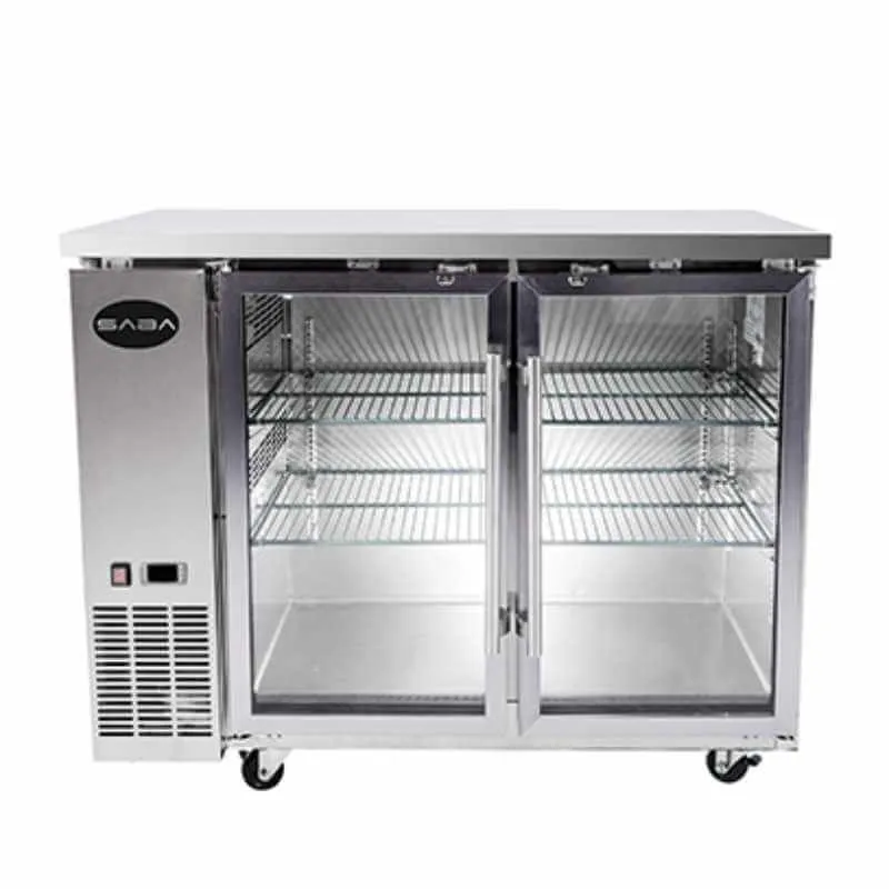 Saba - SBB-24-48GSS Commercial 48 Back Bar Refrigerator Cooler 11.8 cu. Ft