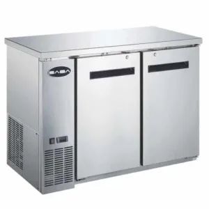 Saba - SBB-24-48SS Commercial 48 Back Bar Refrigerator Cooler 11.8 cu. Ft