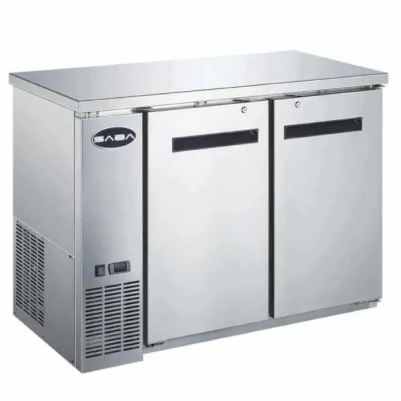 Saba - SBB-24-48SS Commercial 48 Back Bar Refrigerator Cooler 11.8 cu. Ft
