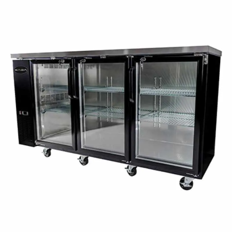 Saba - SBB-24-72G Commercial 72 Back Bar Refrigerator Cooler