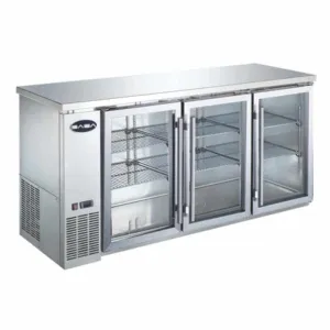 Saba - SBB-24-72GSS Commercial 72 Back Bar Refrigerator Cooler