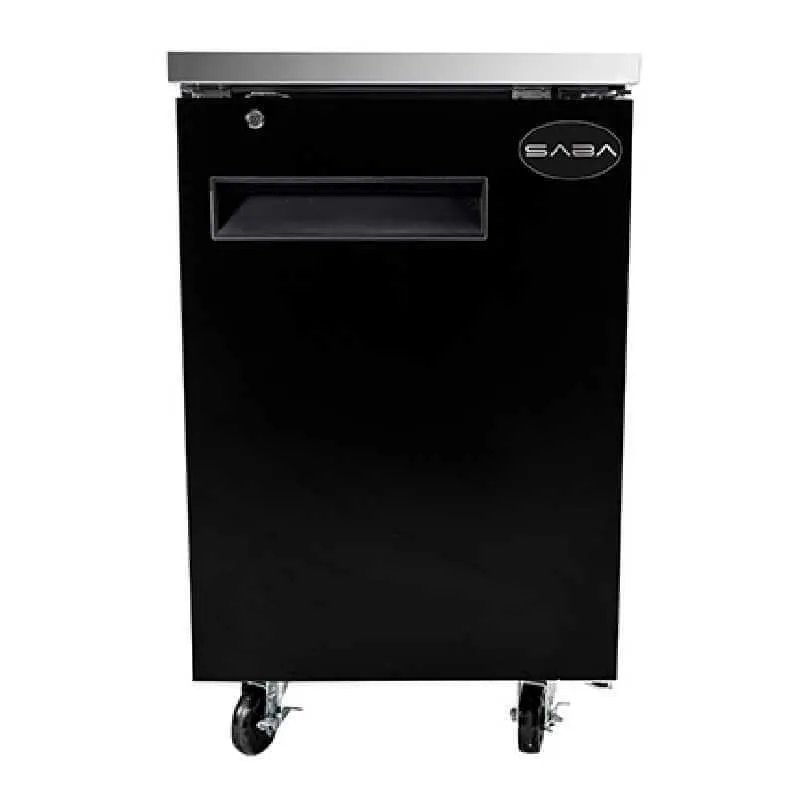 Saba - SBB-27-23B Commercial 23 Back Bar Refrigerator 6.5 cu. ft