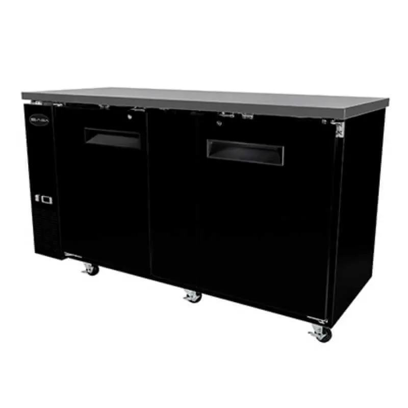 Saba - SBB-27-69B Commercial 69 Back Bar Cooler Refrigerator