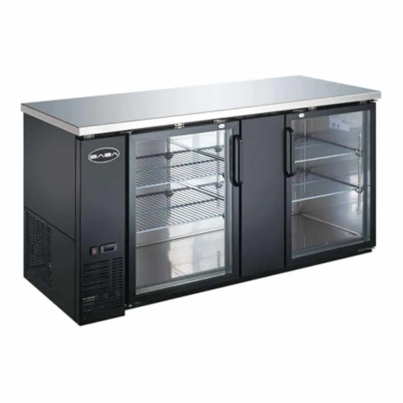 Saba - SBB-27-69G Commercial 69 Back Bar Cooler Refrigerator