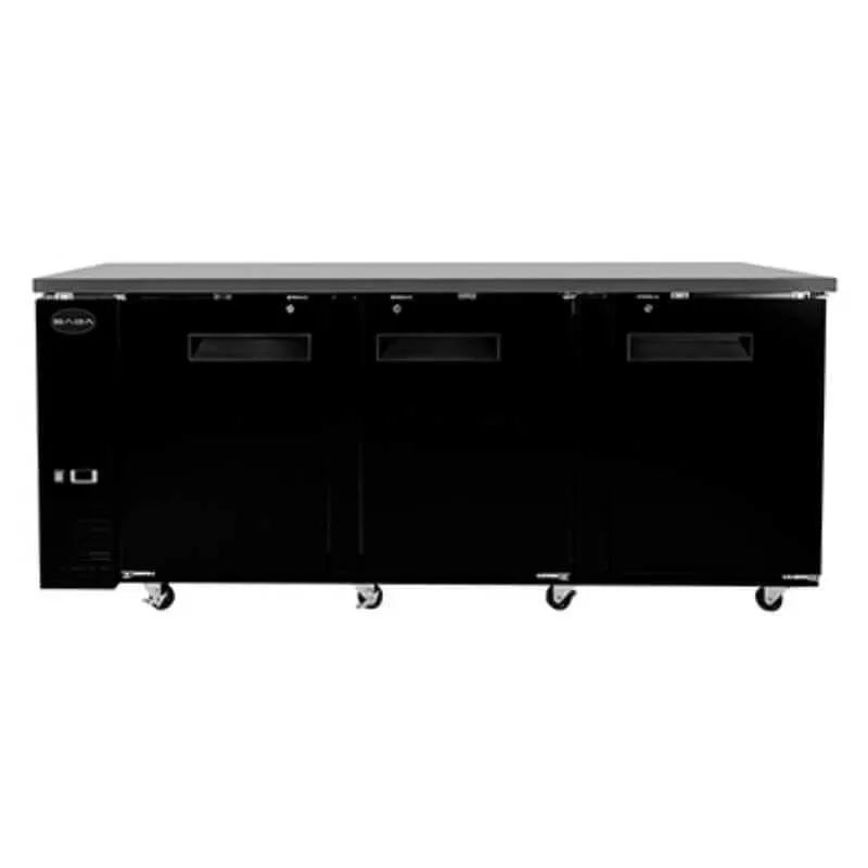 Saba - SBB-27-90B Commercial 90 Back Bar Refrigerator Cooler